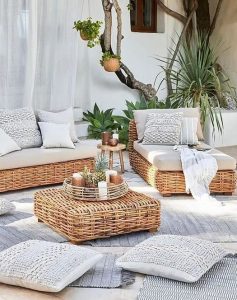 Add Wicker or Rattan Decor